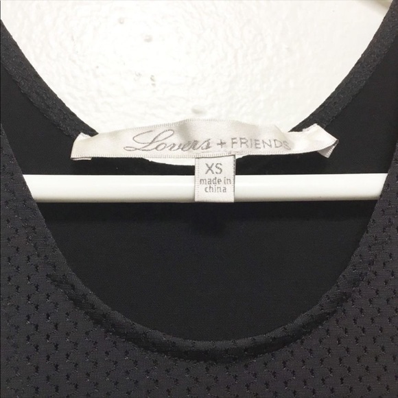 NEW Lovers + Friends Black Fishnet Dress - Picture 5 of 8